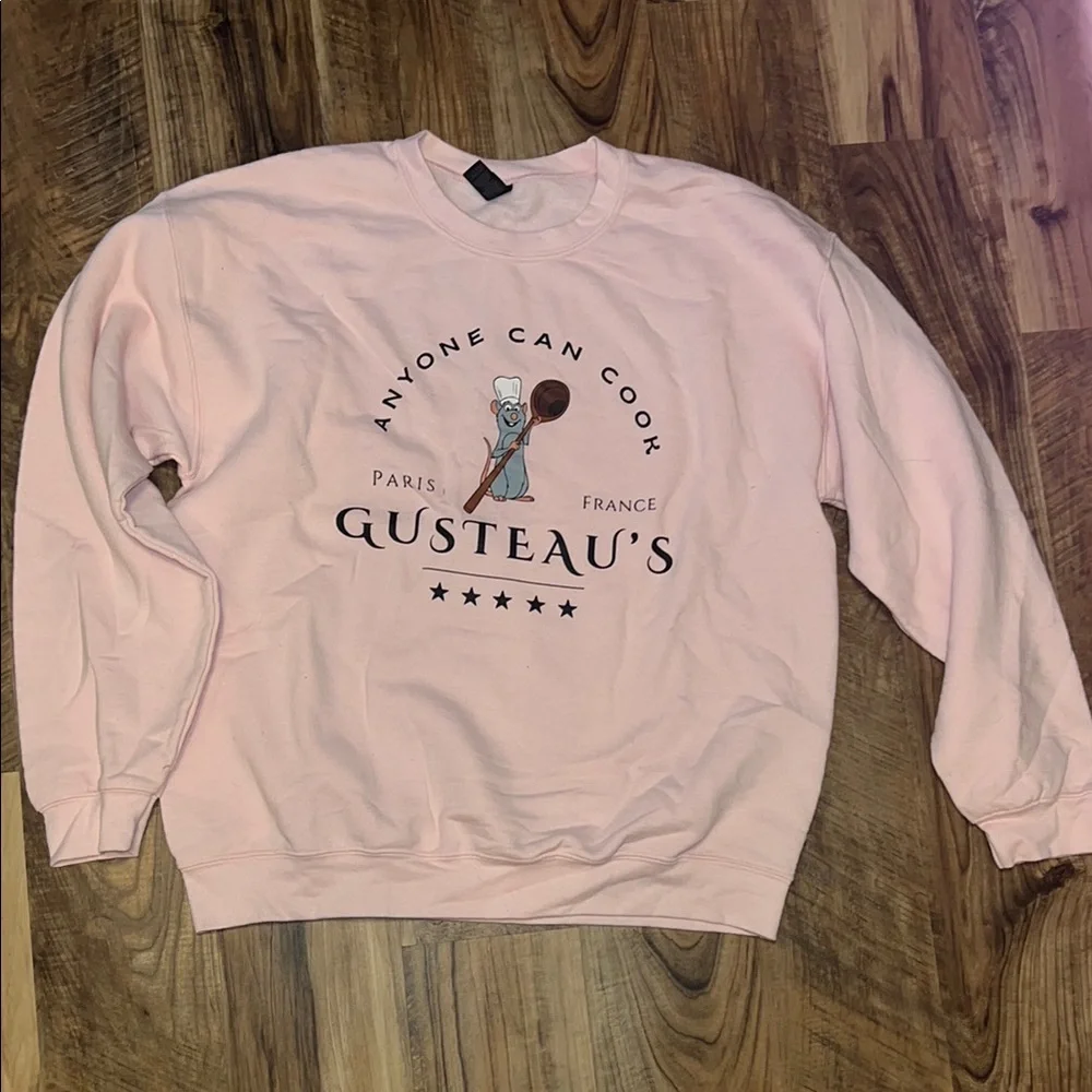 Ratatouille Pink Crewneck Sweatshirt